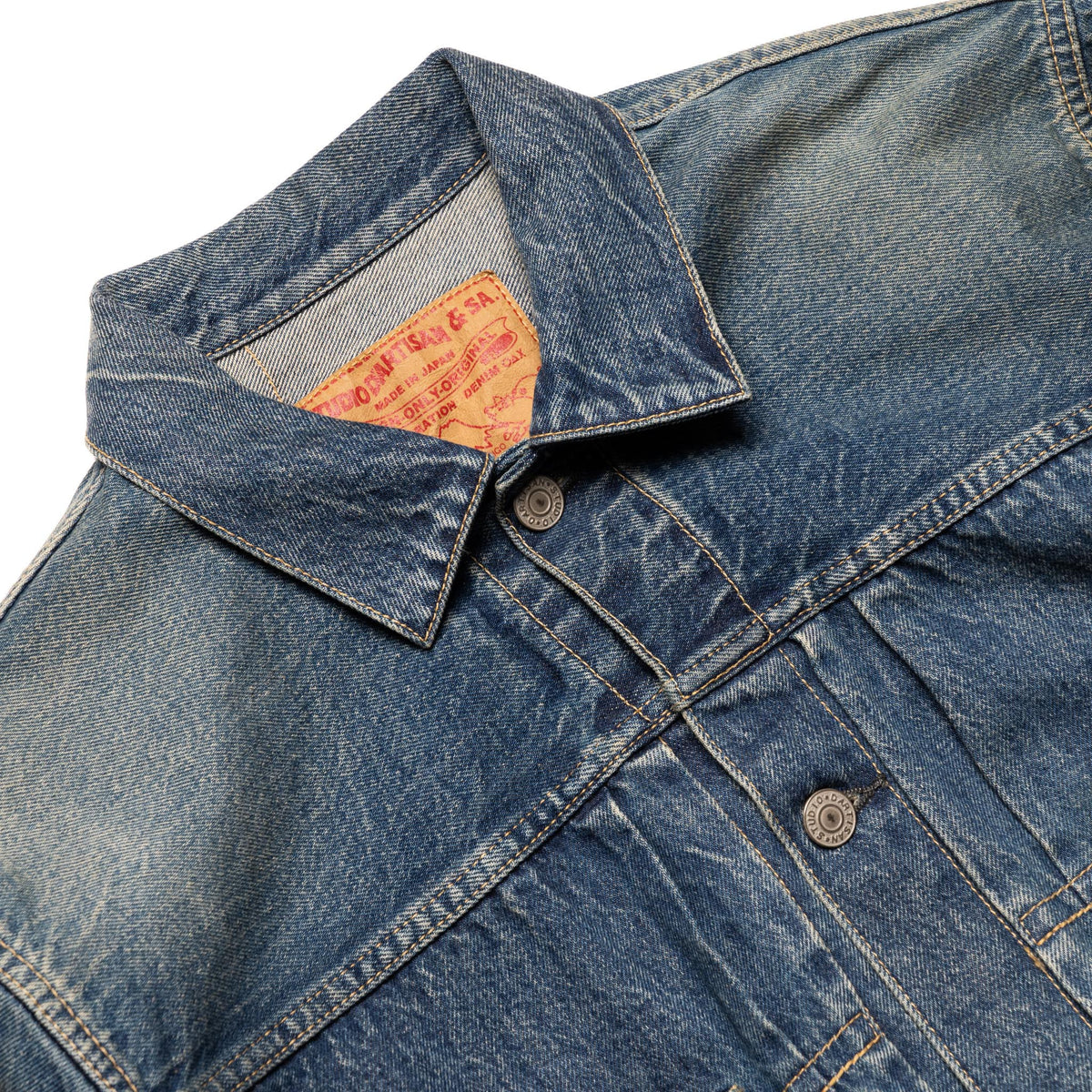 D4536UW 1950s Wash 12.5oz Selvedge Denim Type II Jacket