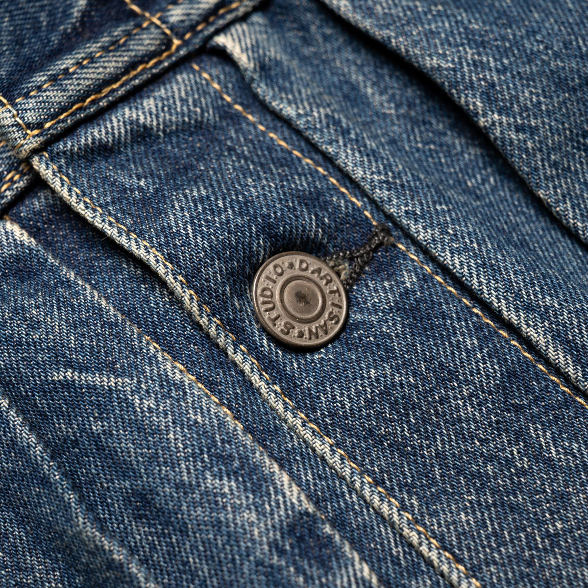 D4536UW 1950s Wash 12.5oz Selvedge Denim Type II Jacket