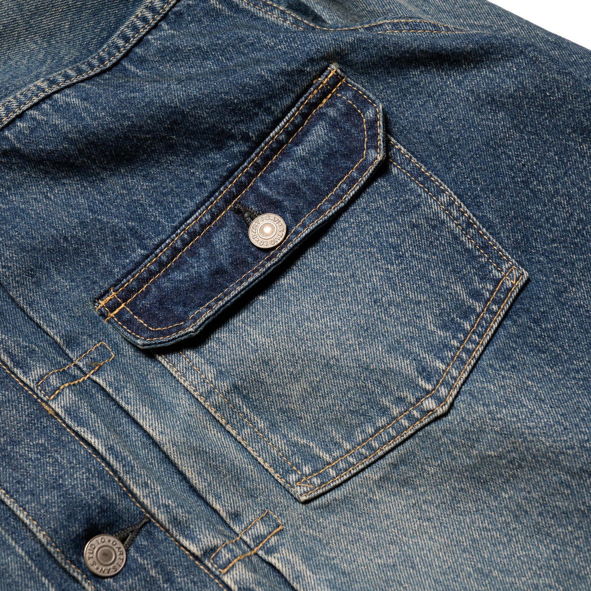 D4536UW 1950s Wash 12.5oz Selvedge Denim Type II Jacket