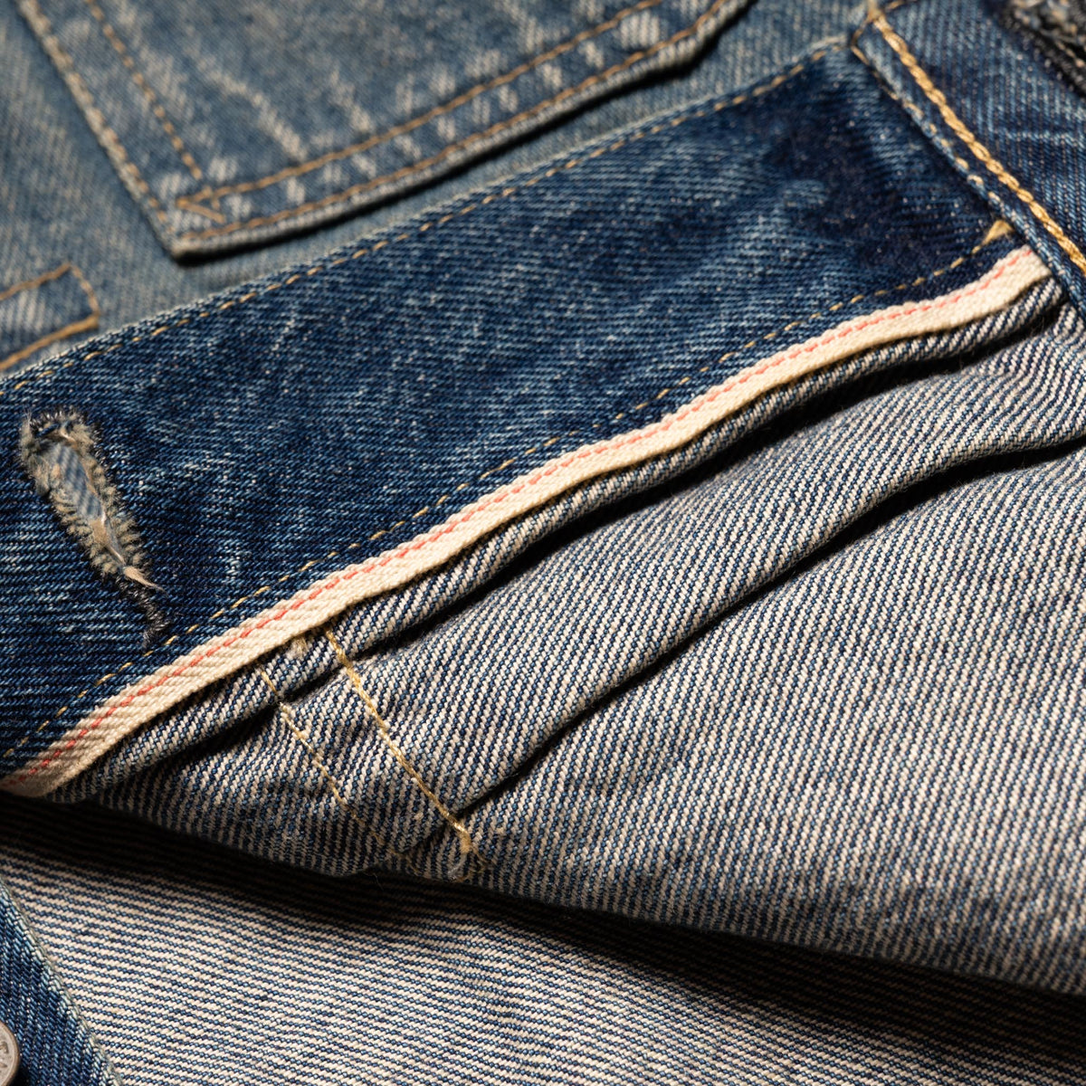 D4536UW 1950s Wash 12.5oz Selvedge Denim Type II Jacket