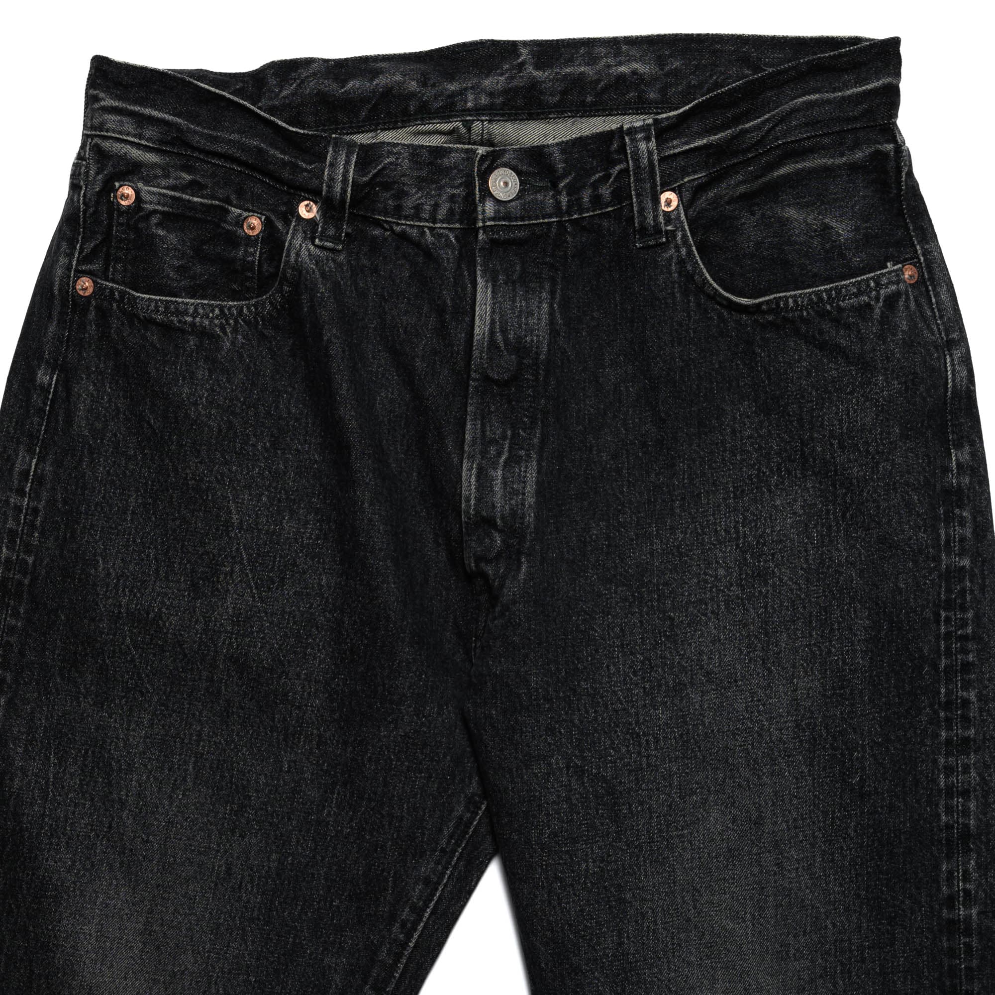 1947 14.25oz Black Selvedge Denim Straight (Hard Wash) SC42460H