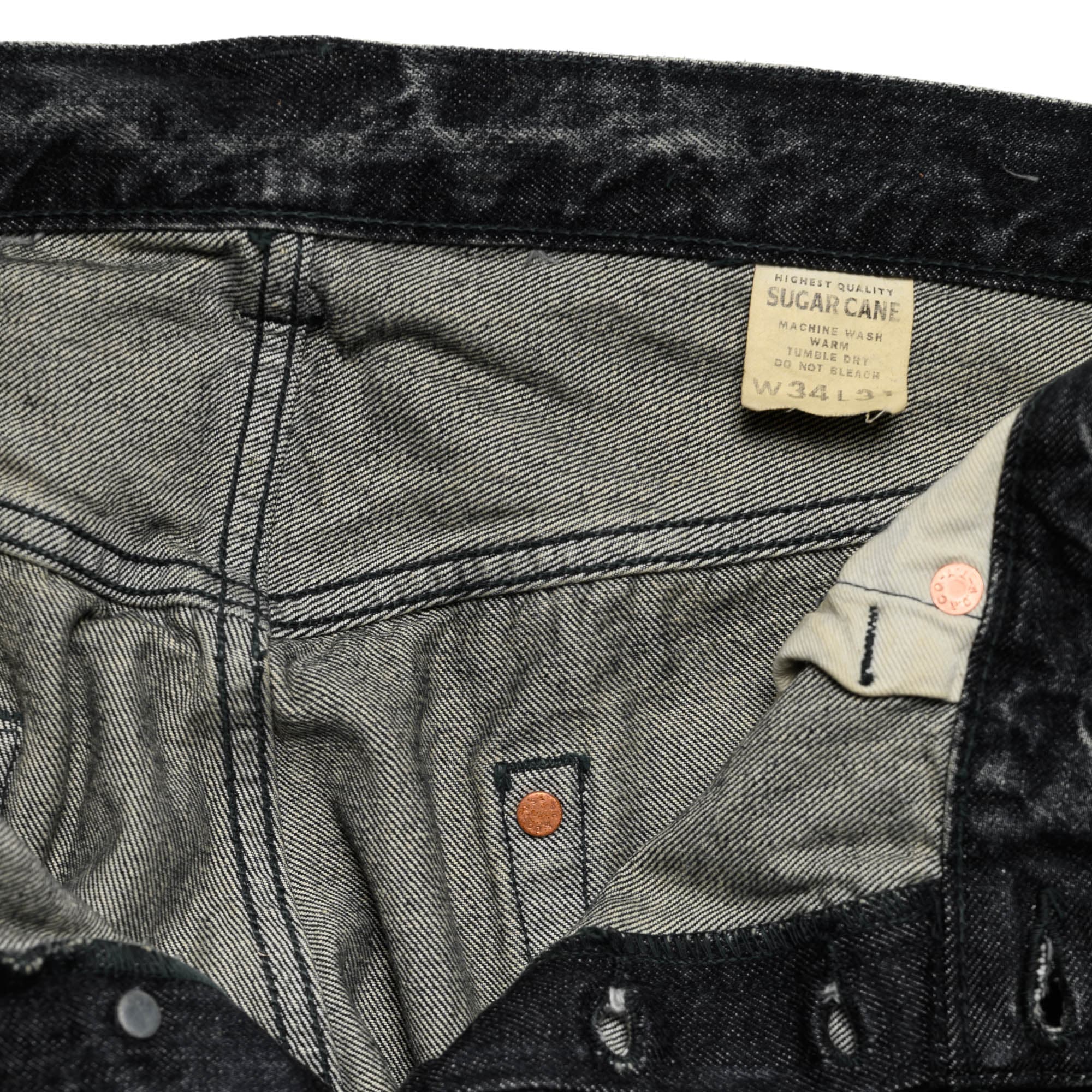 1947 14.25oz Black Selvedge Denim Straight (Hard Wash) SC42460H