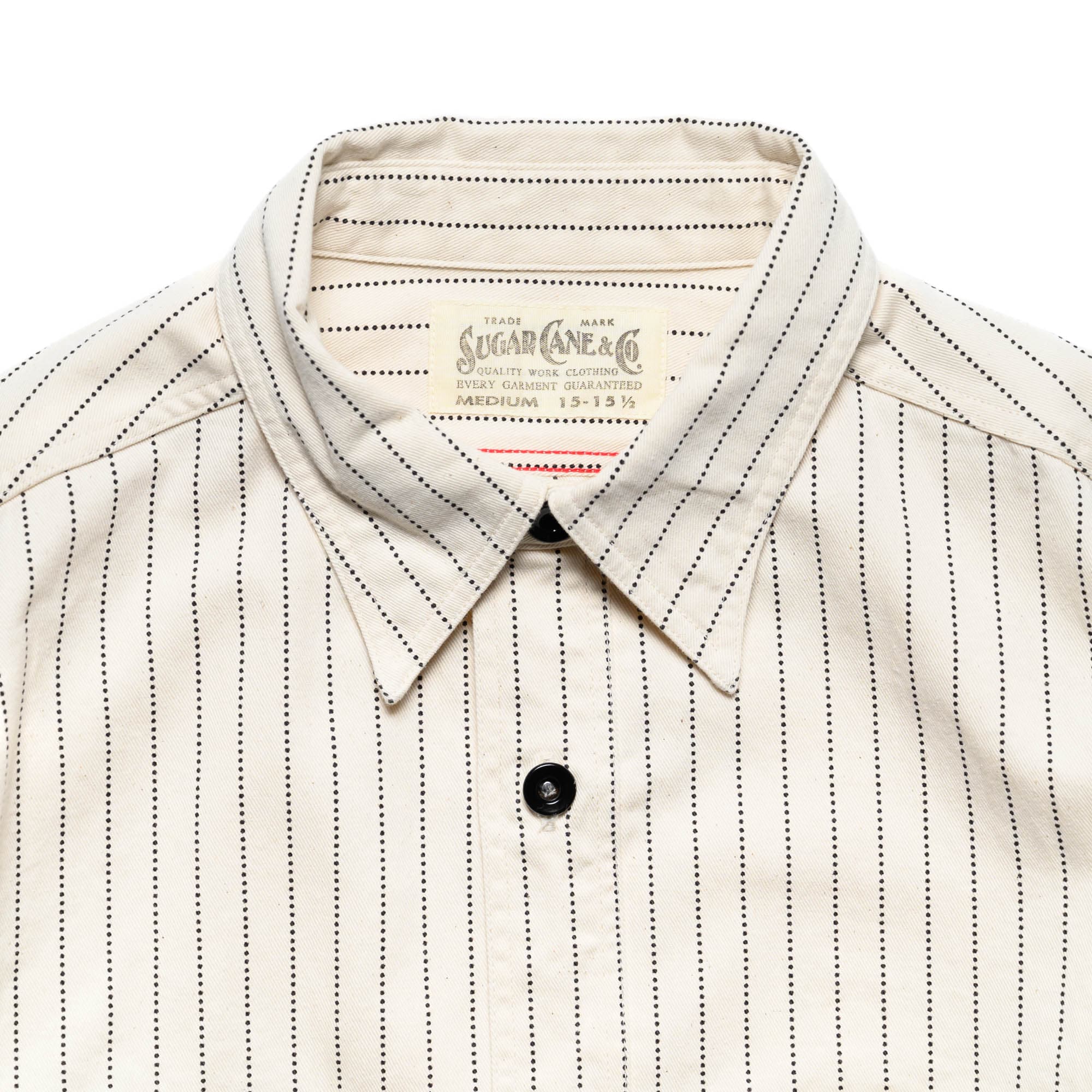 Fiction Romance SC27076 8.5oz White Wabash Stripe Work Shirt
