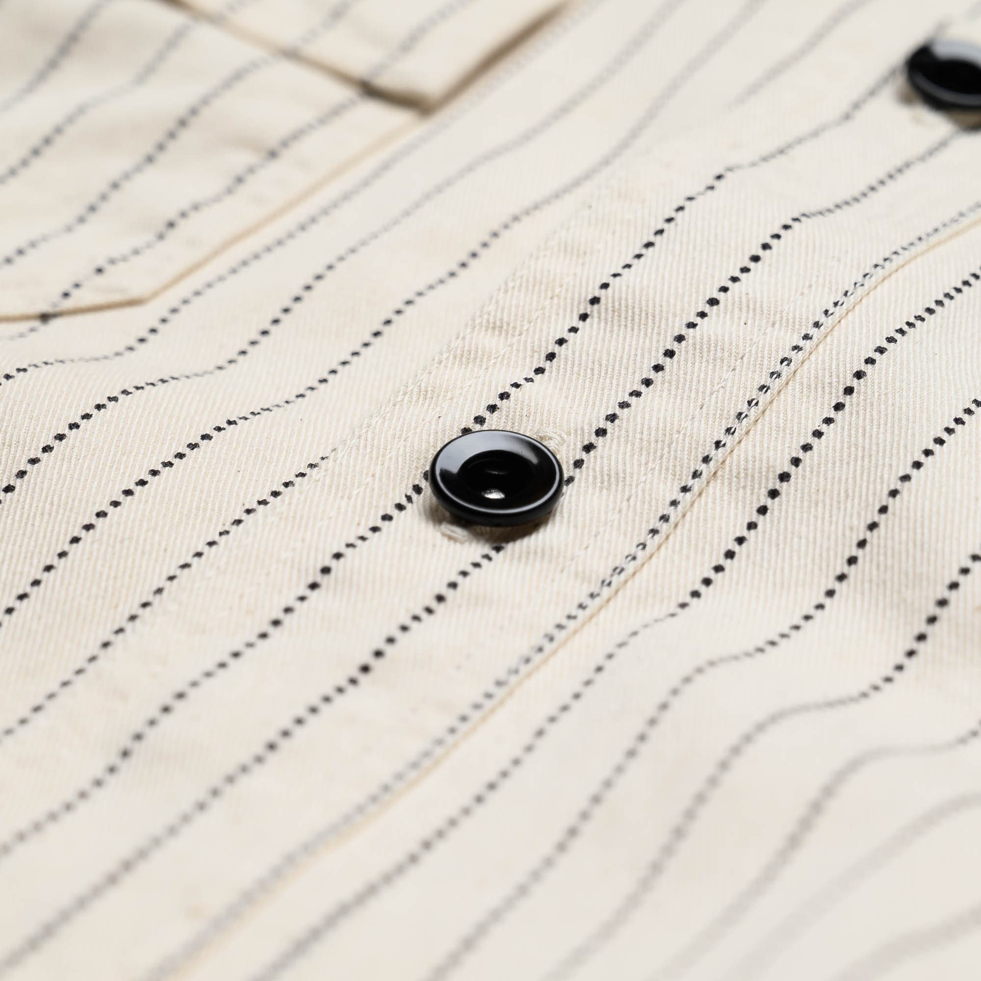Fiction Romance SC27076 8.5oz White Wabash Stripe Work Shirt
