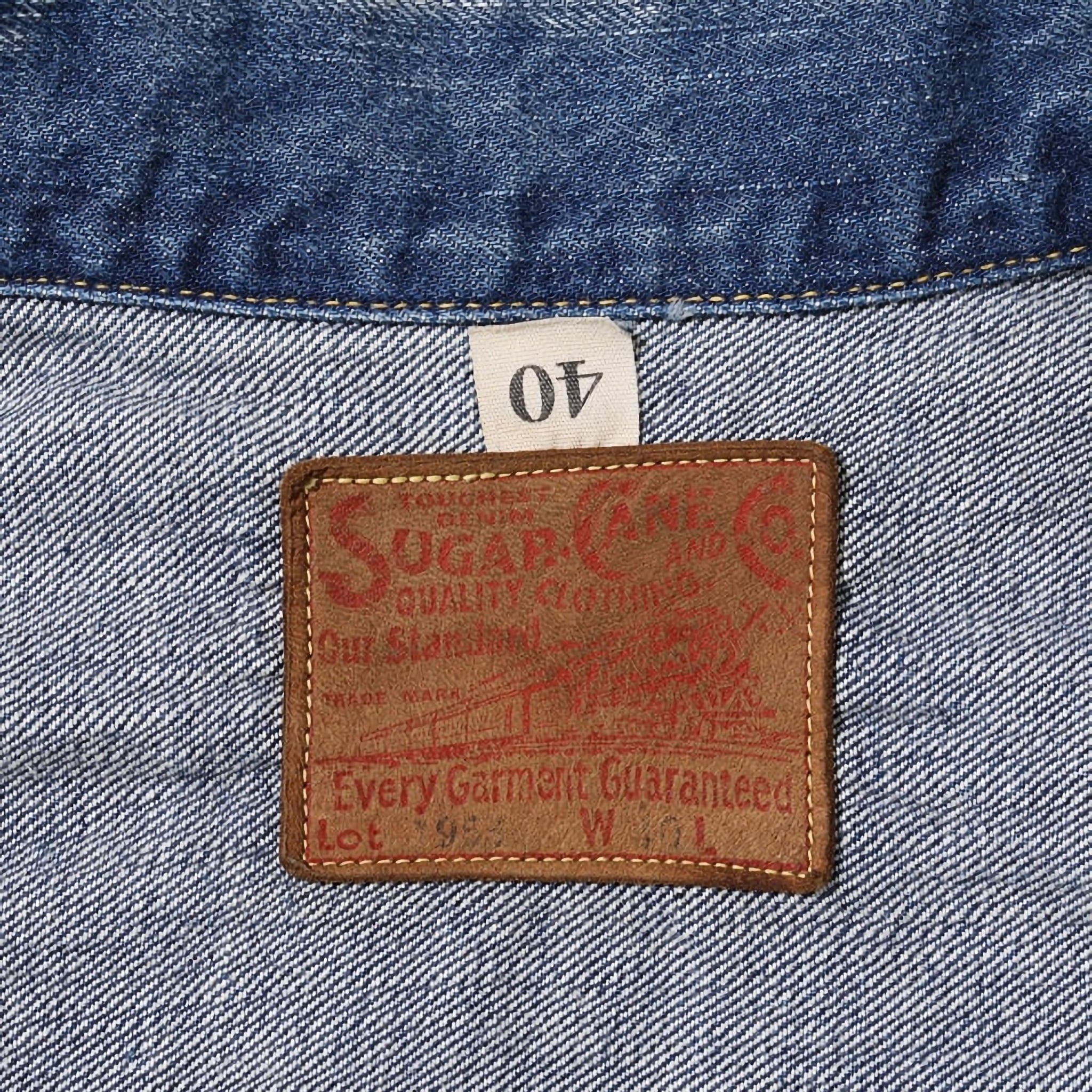 SC11953SW 14.25oz Selvedge Denim 1953 Type II Jacket Aged Model