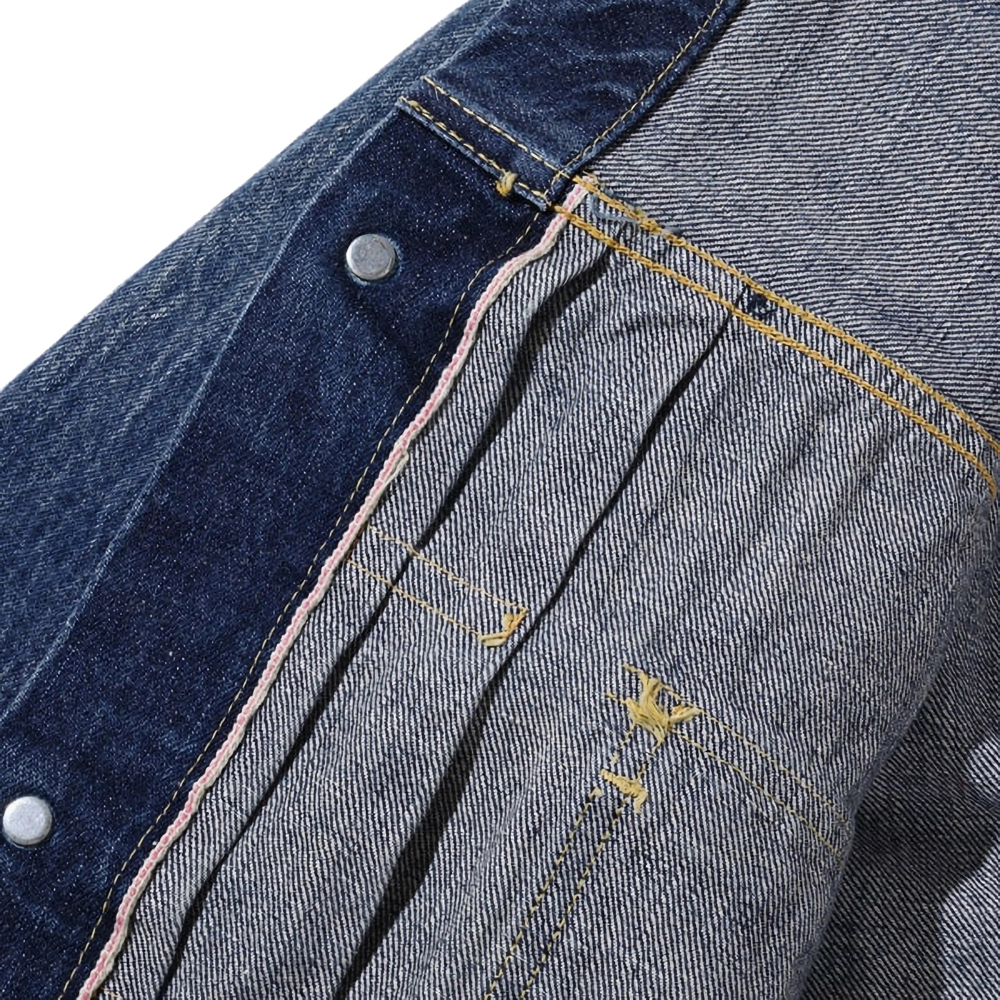SC11953SW 14.25oz Selvedge Denim 1953 Type II Jacket Aged Model