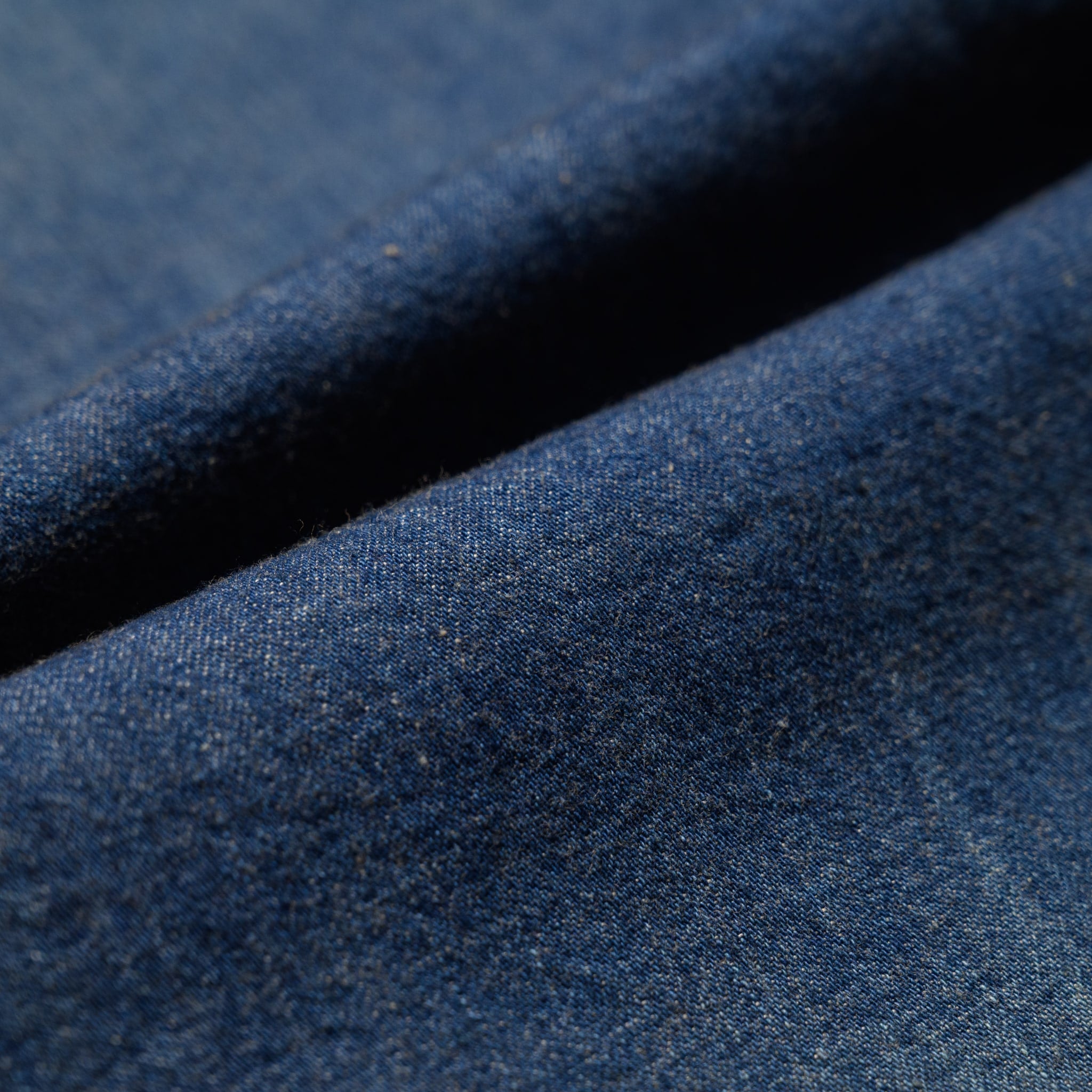 SC29474 Blue Denim Work Shirt Aged Model
