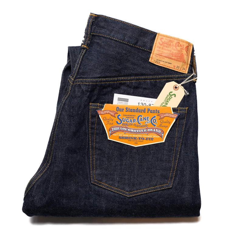 Sugar Cane SC42966 14oz Selvedge Denim 1966 Regular Straight Indigo