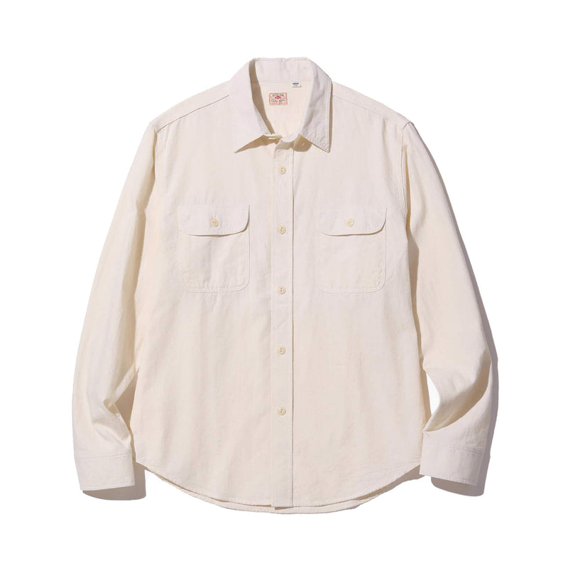 Chambray Work Shirt - White
