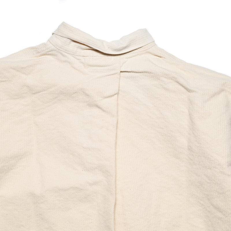 Tender 462 Millwheel Shirt Barley Twist Cotton Twill Rinsed Rear Pleat