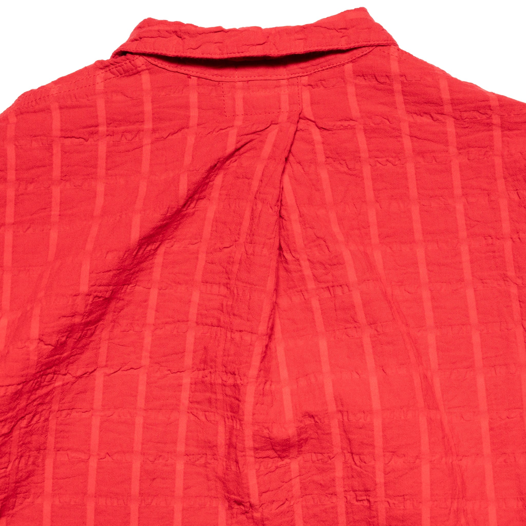 468 Flipped Coller Shirt Airbag Cambric - Royal Mail Red