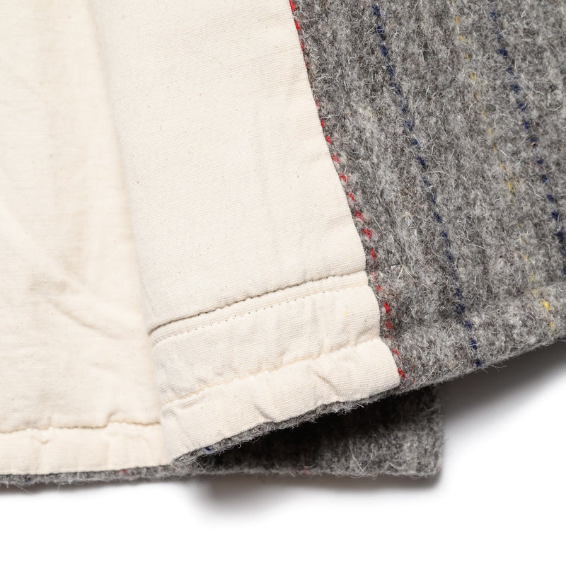 Tender 916 Common Coat Herdwick Wool Packing Tweed Rinsed Hem Detail