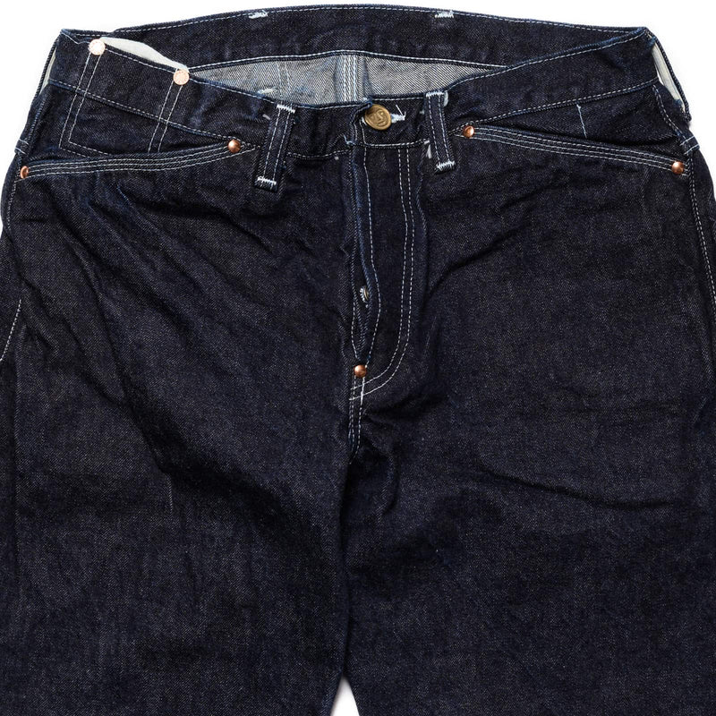 Tender 130 Tapered Jeans 16oz Selvedge Denim Rinsed Top Block