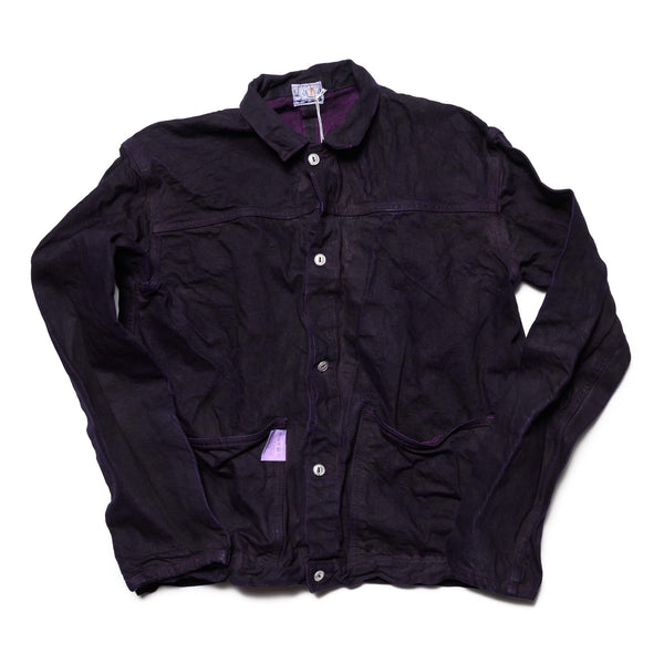 Tender 902 Edited Jeans Jacket 16oz Selvedge Denim Hadal Purple