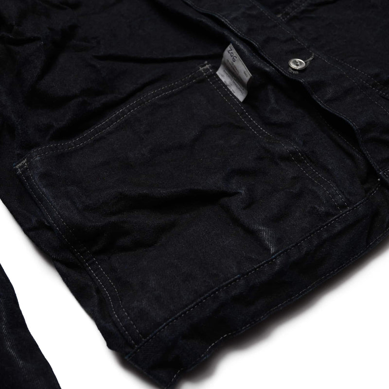 Tender 902 Edited Jeans Jacket 16oz Selvedge Denim Mars Black Dyed