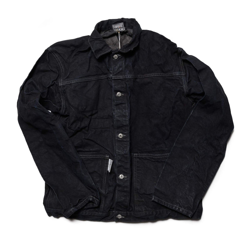 Tender 902 Edited Jeans Jacket 16oz Selvedge Denim Mars Black Dyed
