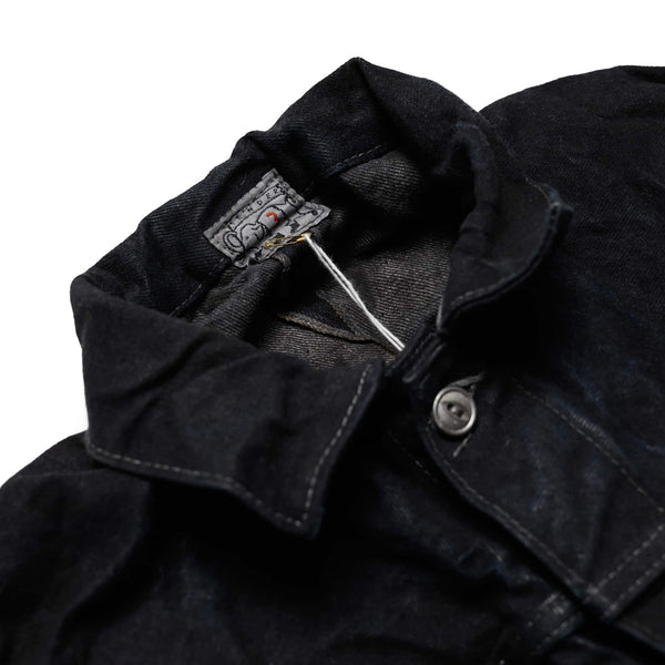Tender 902 Edited Jeans Jacket 16oz Selvedge Denim Mars Black Dyed