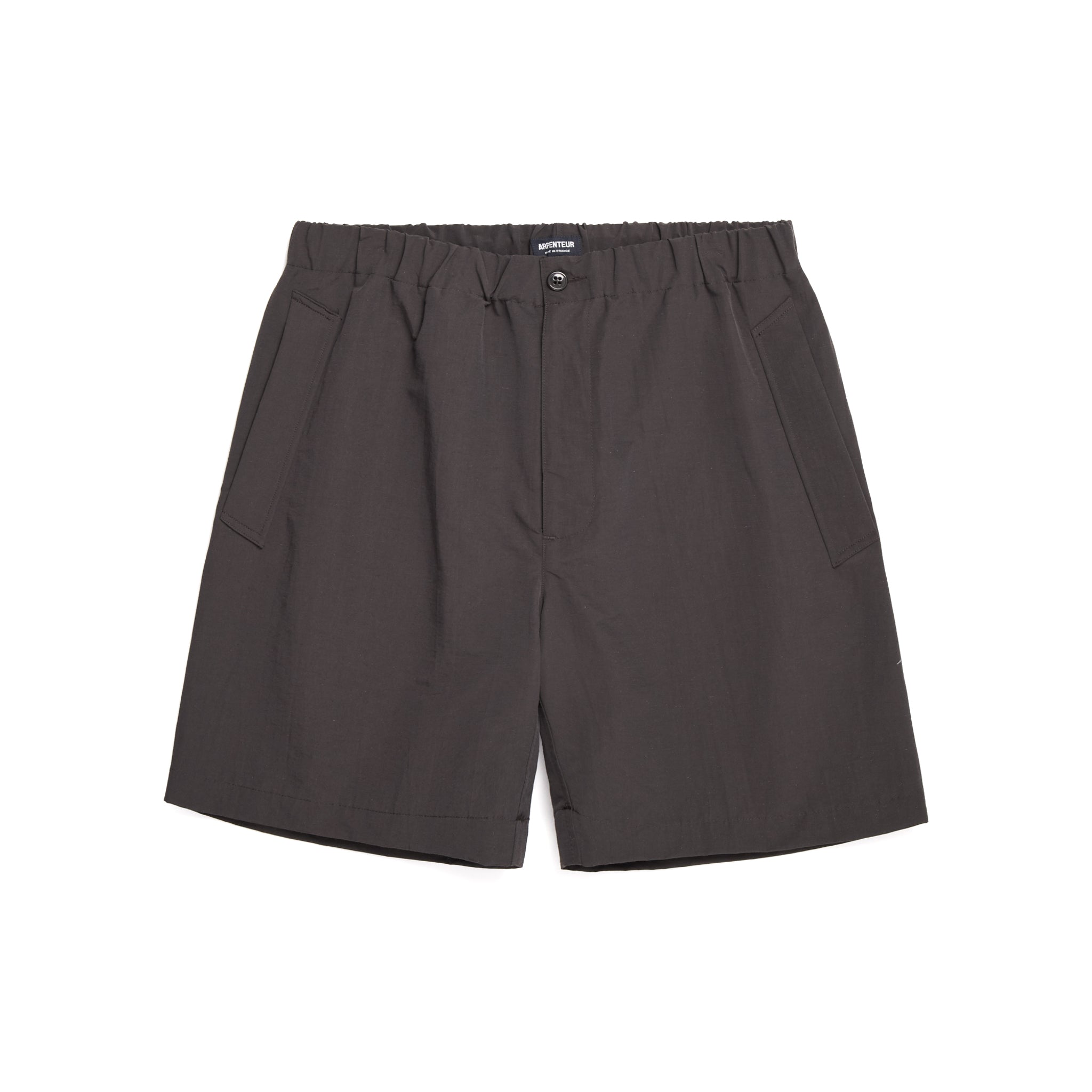 Terra Shorts Cotton Nylon Linen - Charcoal