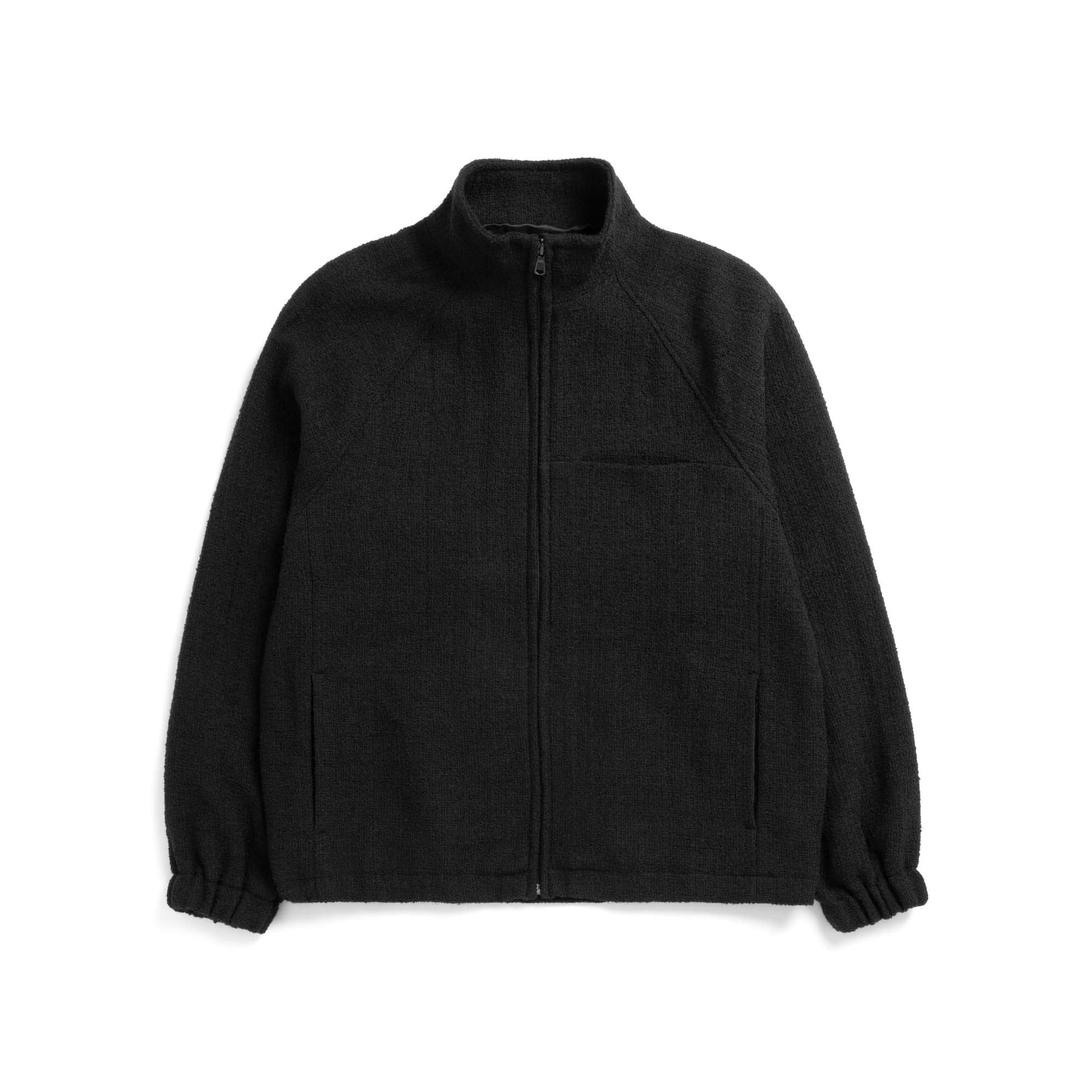 Track J Fantasy Tweed Jacket - Black