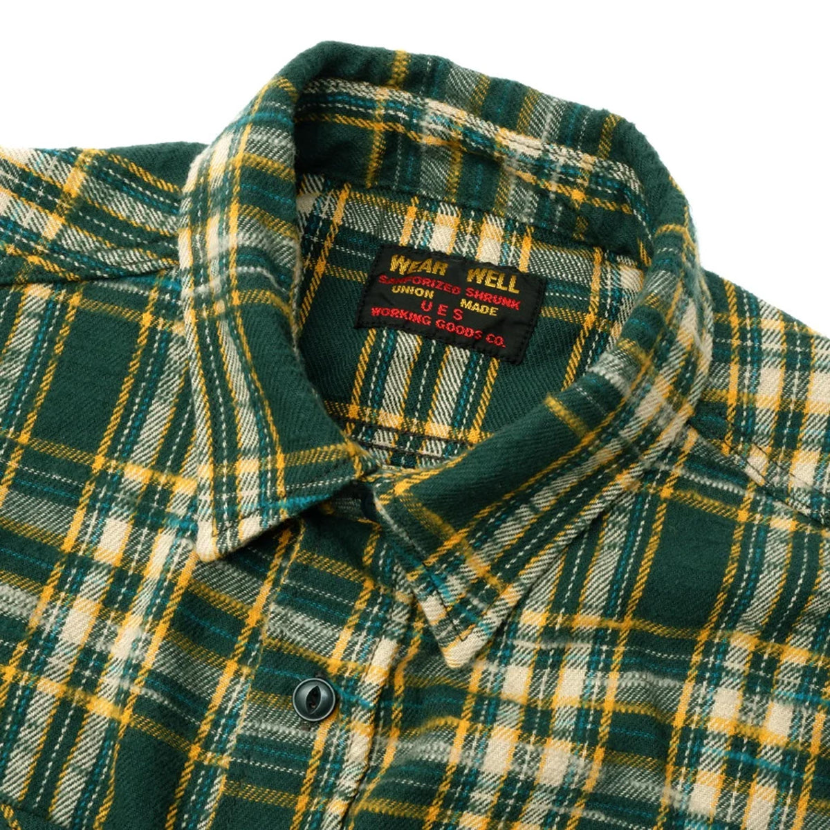 Slubby Flannel Shirt - Green