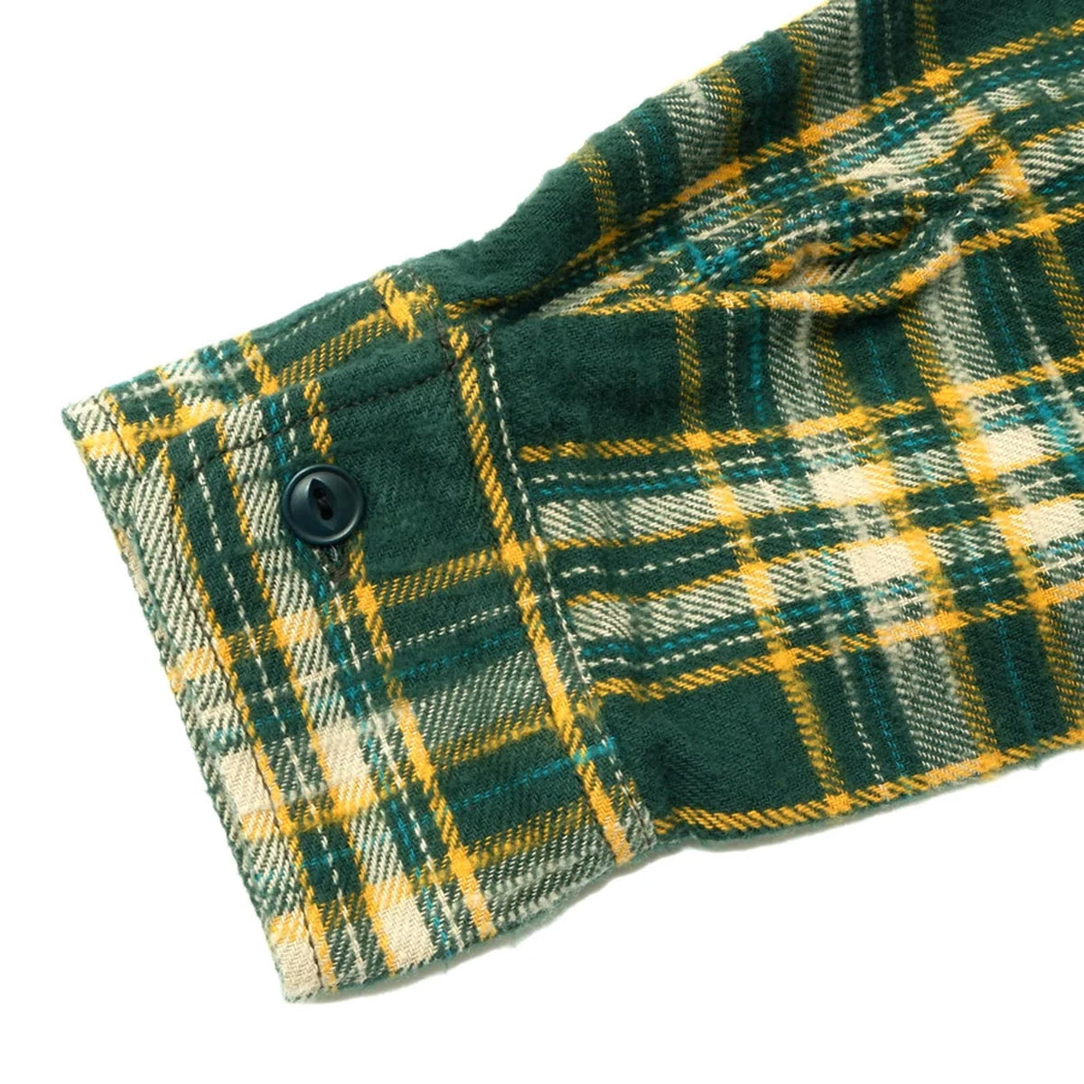 Slubby Flannel Shirt - Green