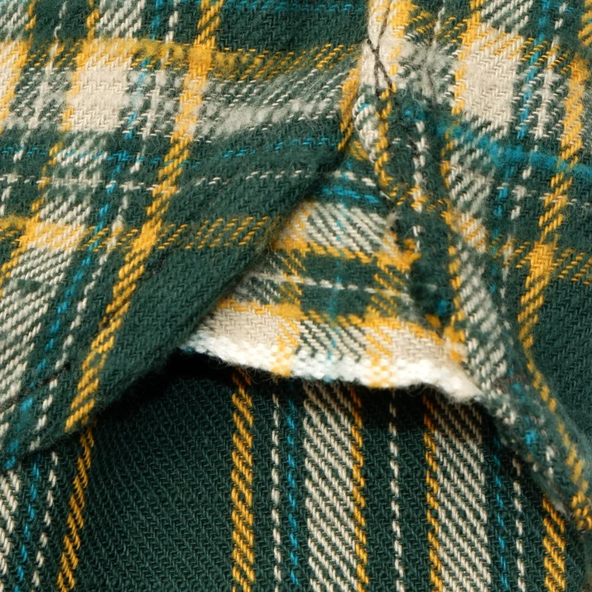 Slubby Flannel Shirt - Green