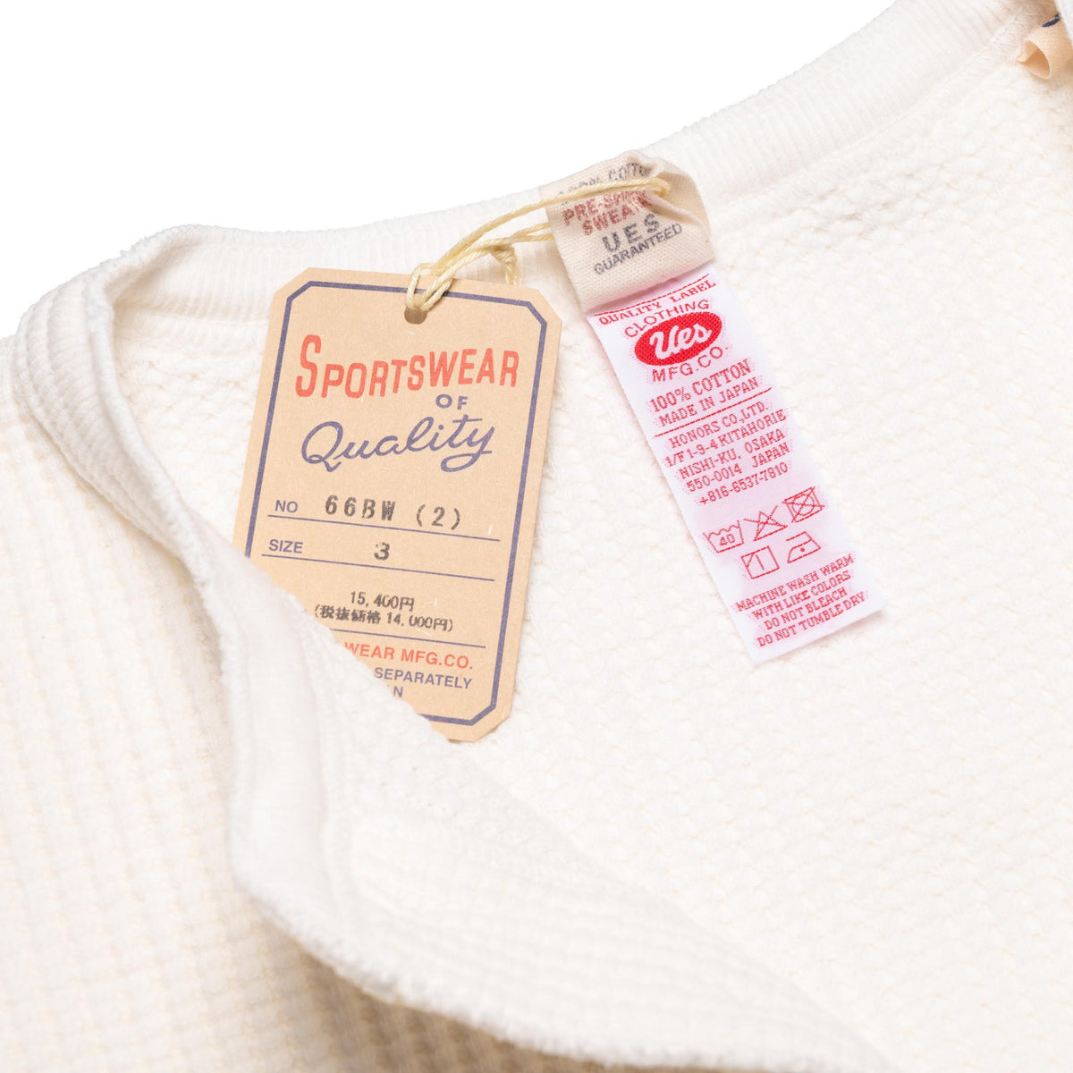 Big Waffle Henley - Off White
