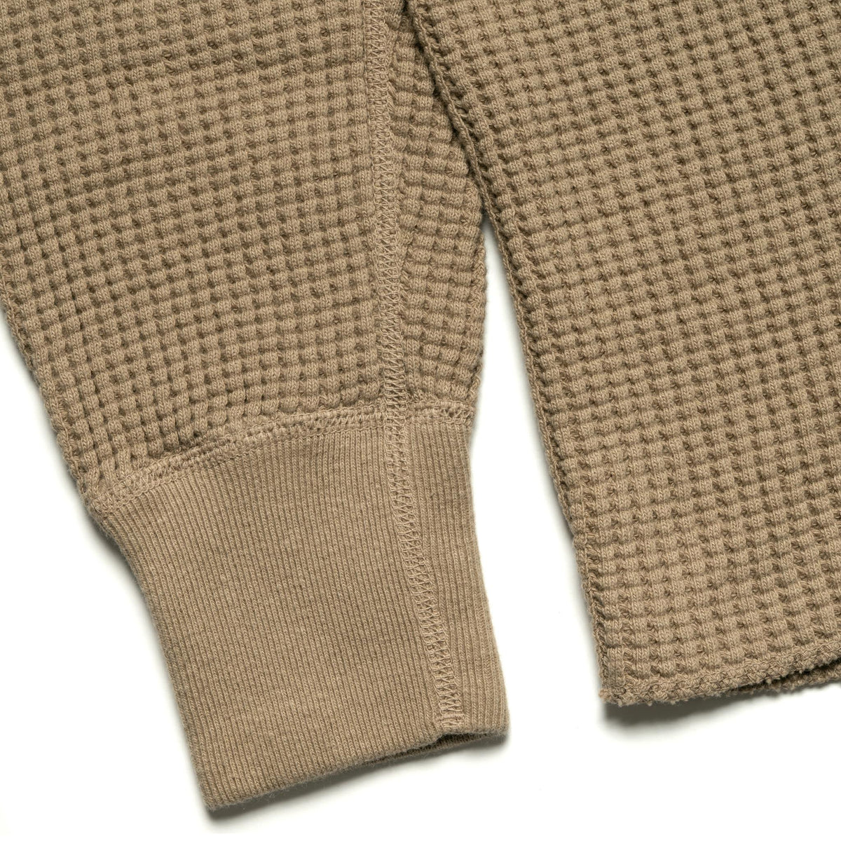 Big Waffle Henley - Sand