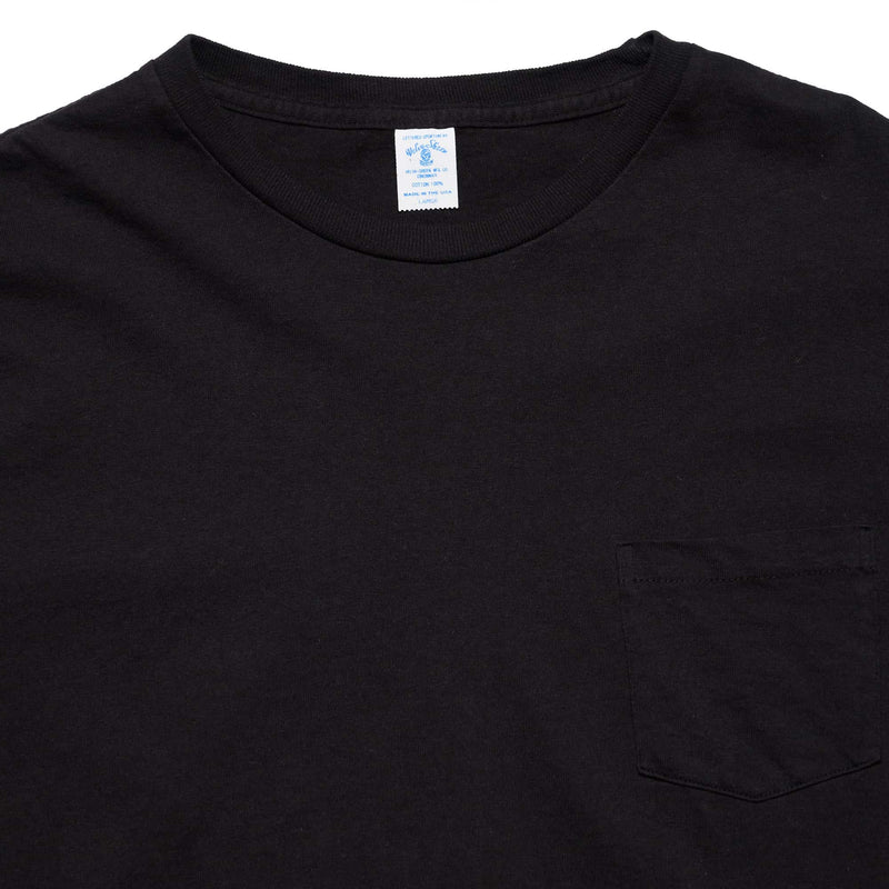 Velva Sheen Two Pack Pocket Tee Black Collar