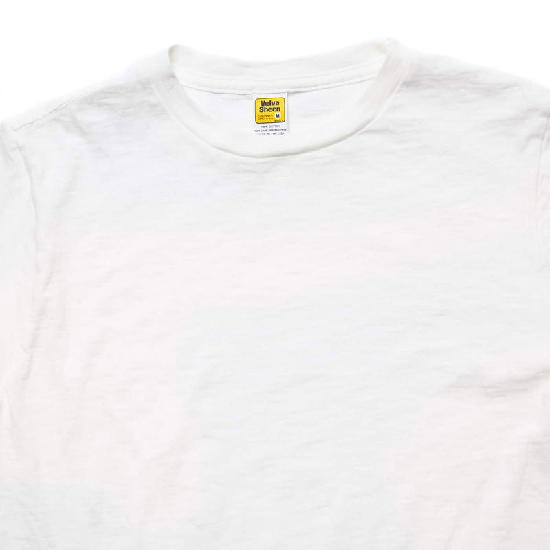 Velva Sheen Roll Tee White Collar