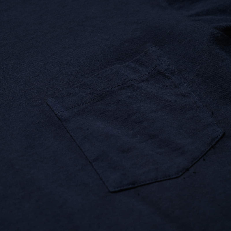 Velva Sheen Two Pack Pocket Tee - Navy Pocket