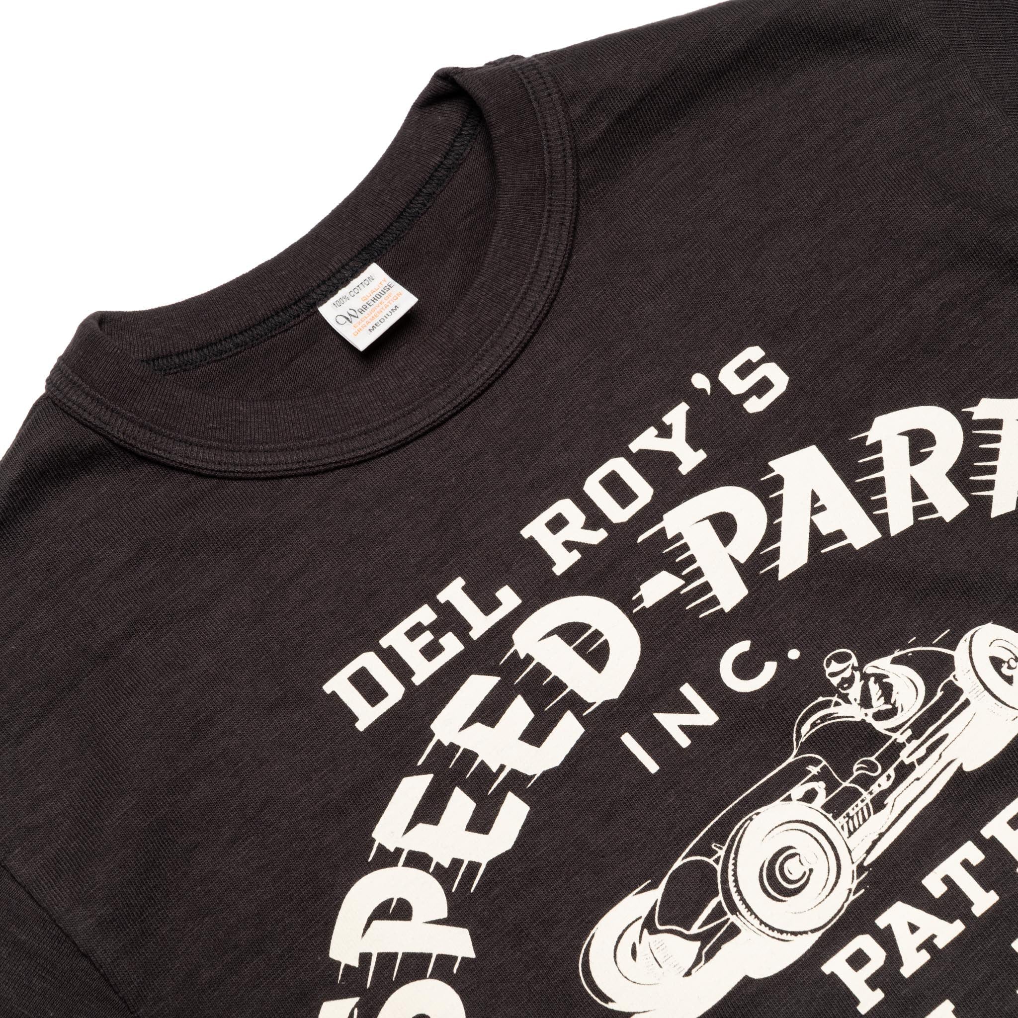 4601 Cotton Tee Speed Parts - Black