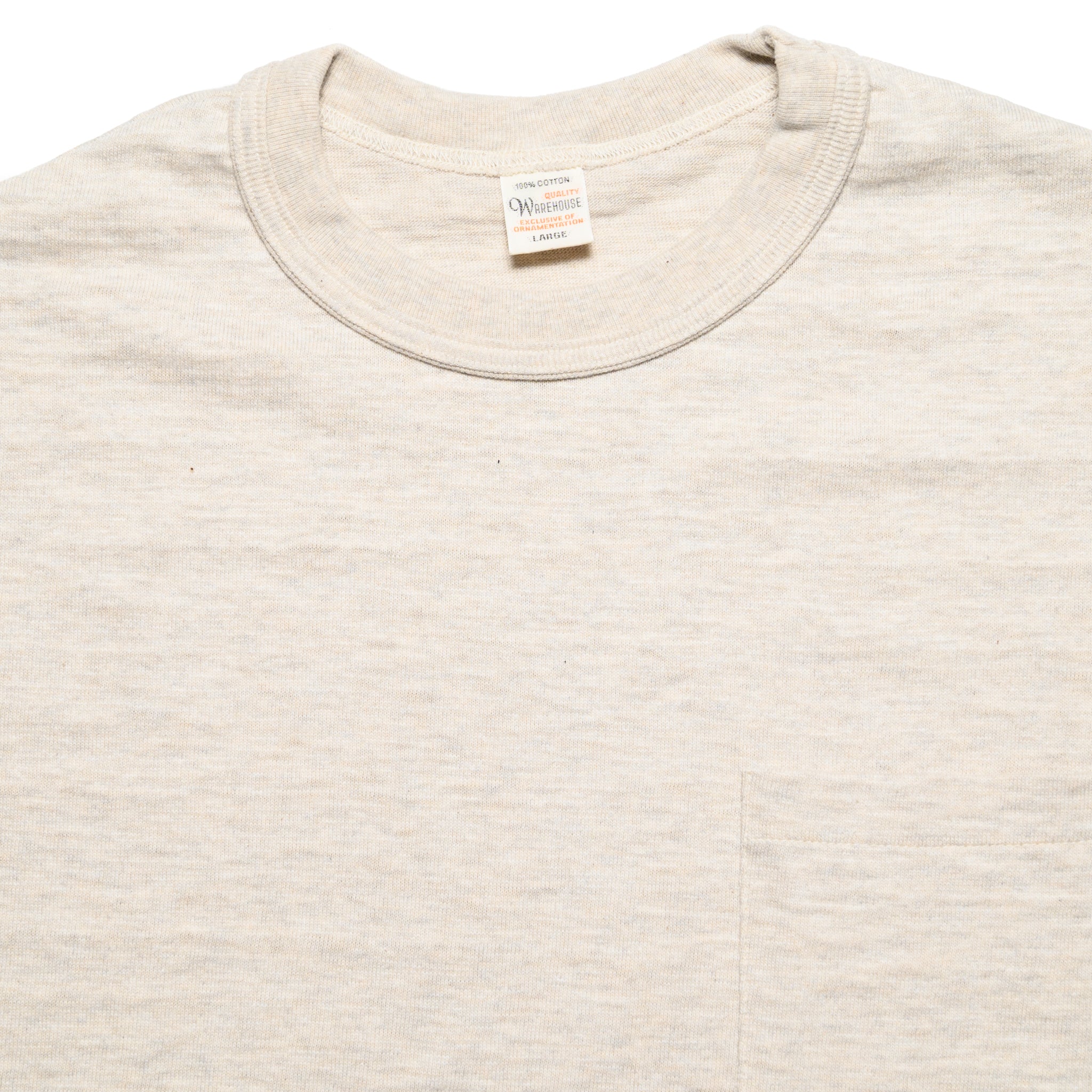 4601P Cotton Pocket Tee - Oatmeal