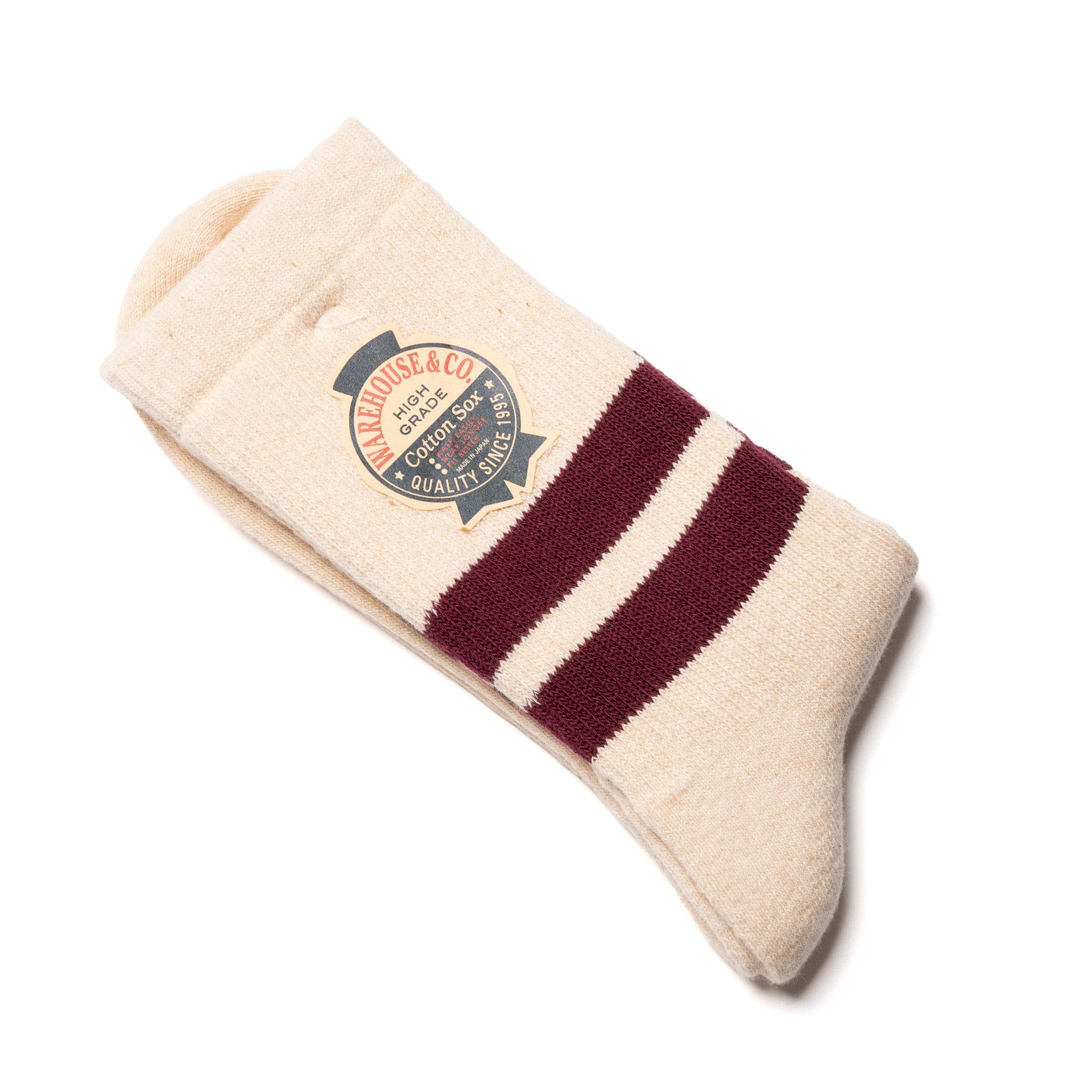 5234 Pile Socks (Long) - Bordeaux