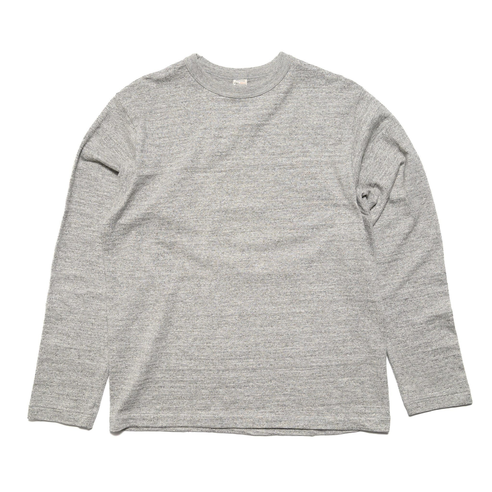 5906 Long Sleeve Crew Neck - Heather Grey