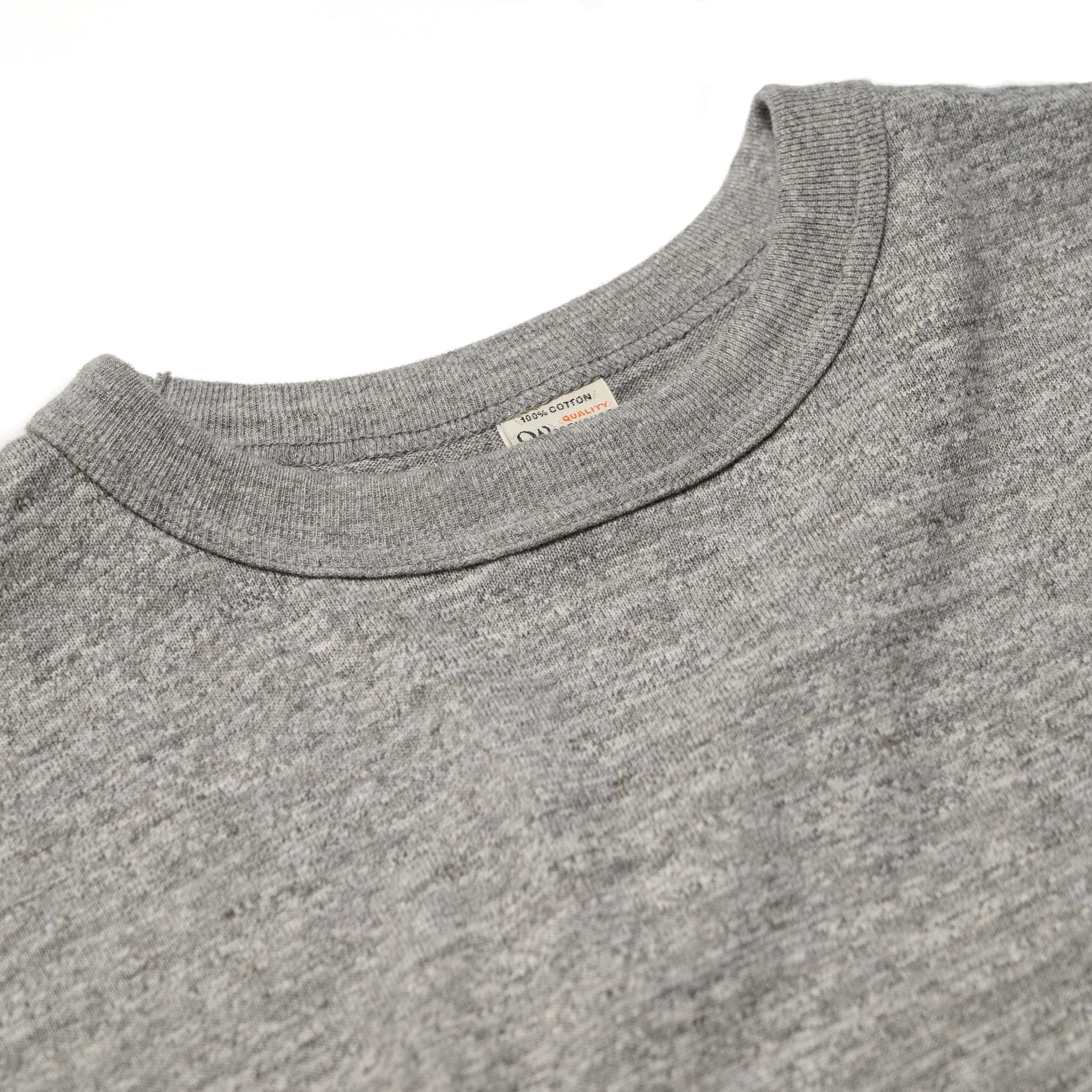 5906 Long Sleeve Crew Neck - Heather Grey