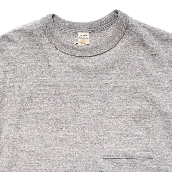 4601 Cotton Pocket Tee - Heather Grey