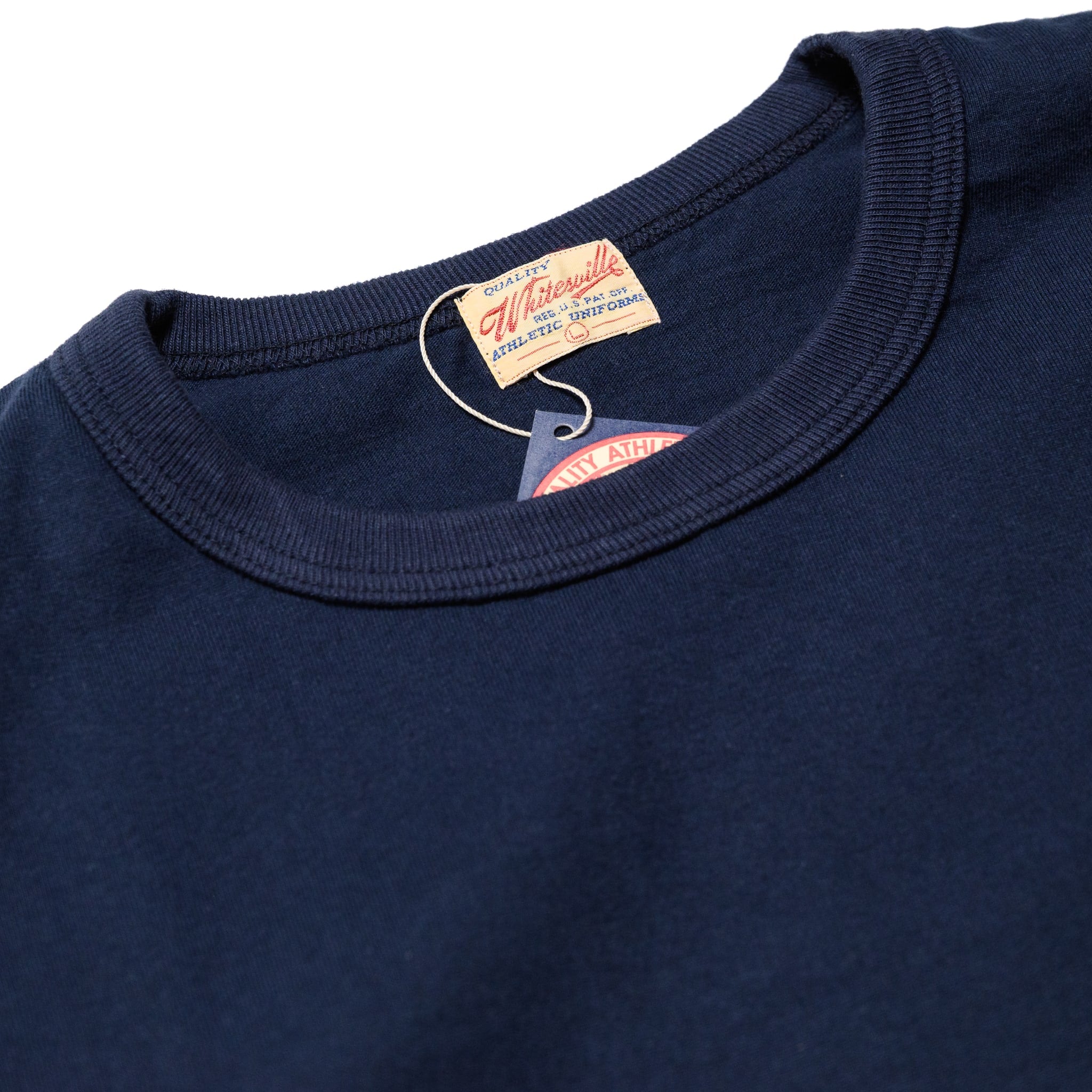 WV68849 Heavyweight Long Sleeve Pocket T-Shirt Navy