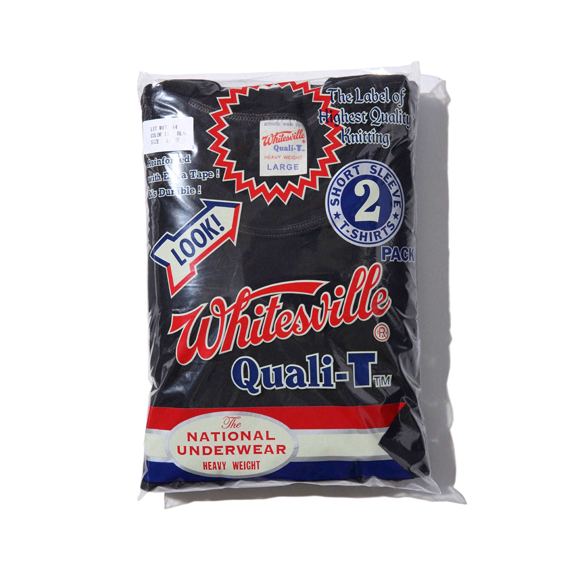 Whitesville Two Pack Tee Black