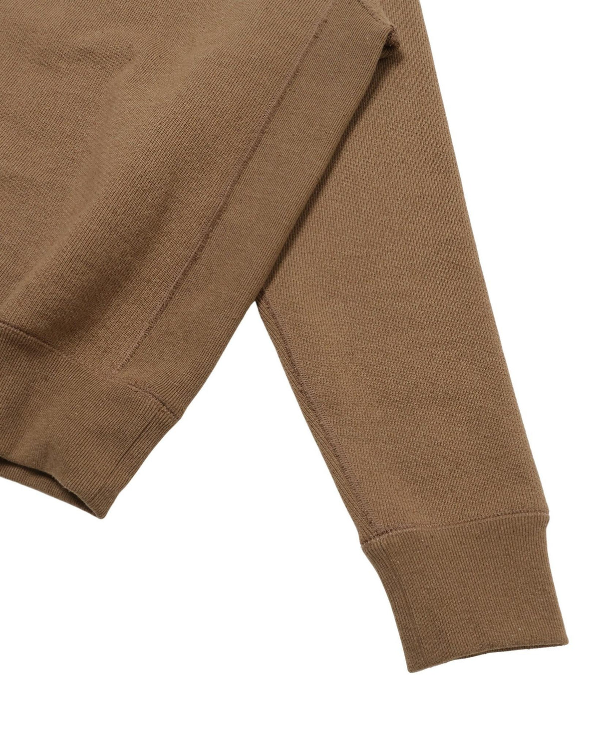 Pullover Crewneck - Iron Mordant Foxfibre® Double Heavyweight French Terry - Coyote 80
