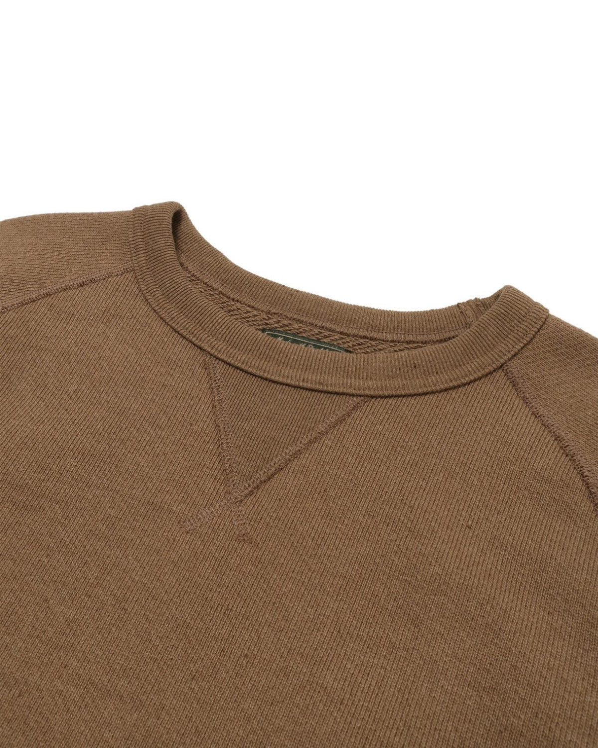 Pullover Crewneck - Iron Mordant Foxfibre® Double Heavyweight French Terry - Coyote 80