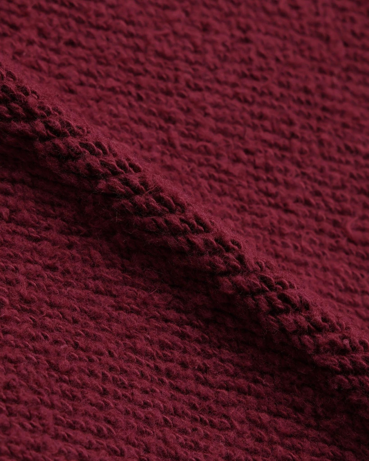 Pullover Hoodie - Double Heavyweight French Terry - Burgundy