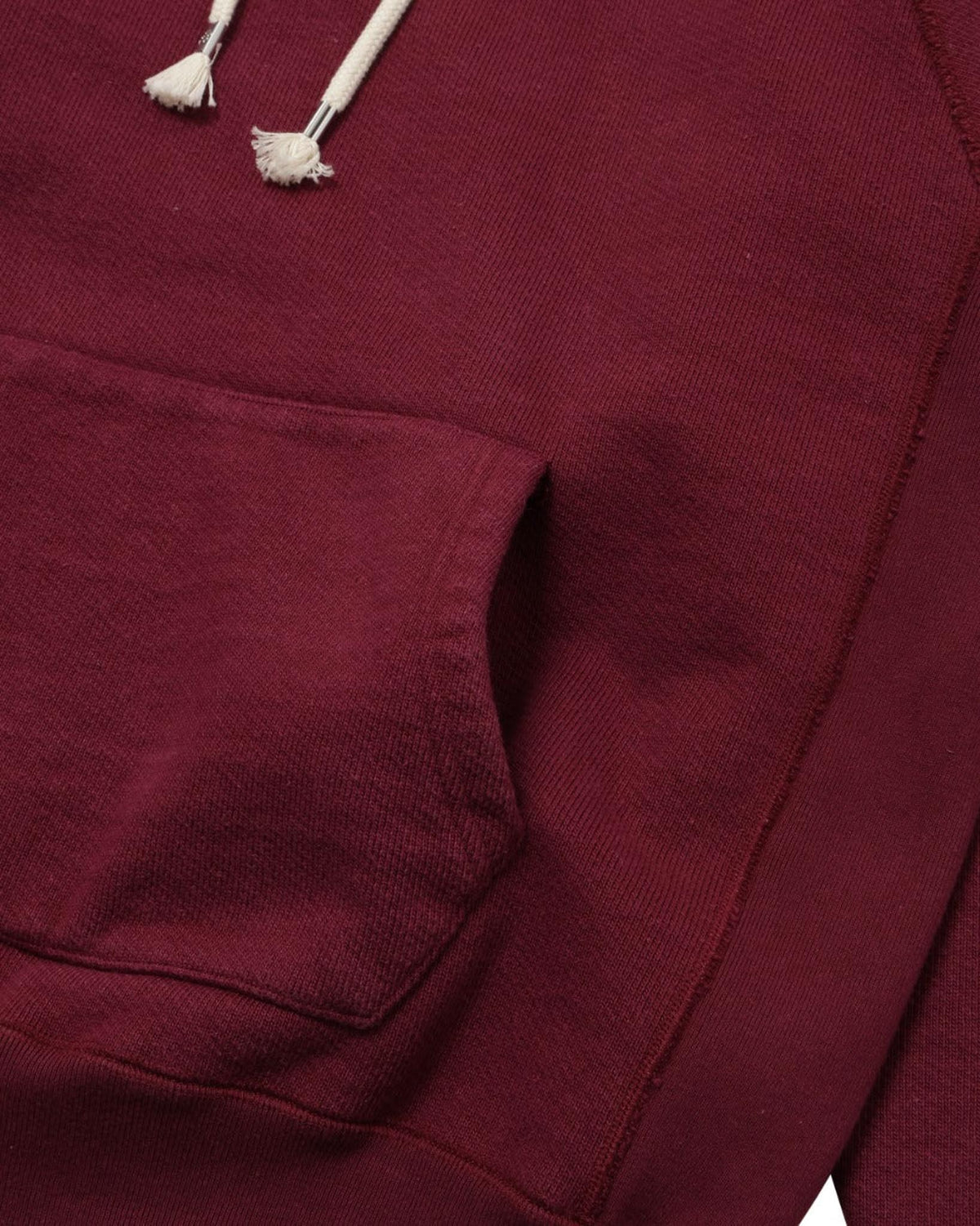 Pullover Hoodie - Double Heavyweight French Terry - Burgundy