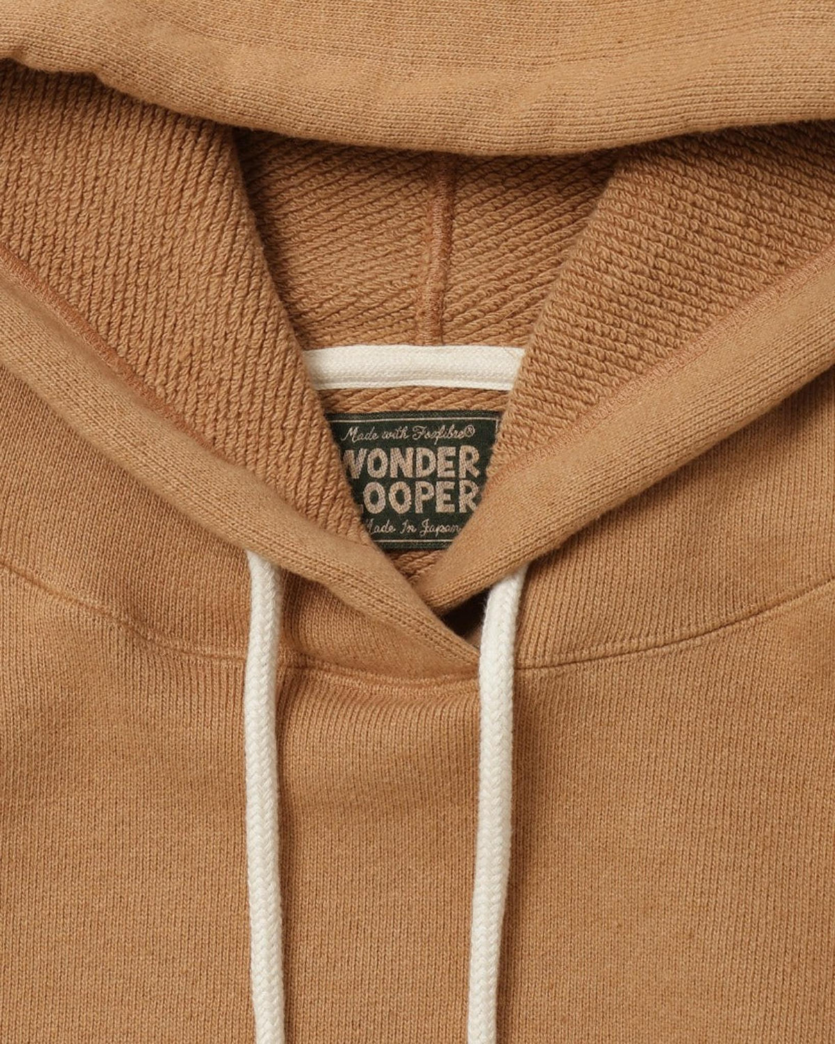 Pullover Hoodie - Foxfibre® Double Heavyweight French Terry - Coyote 80