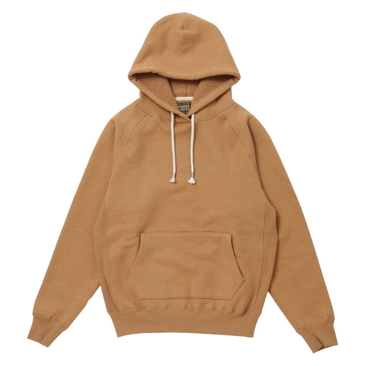 Pullover Hoodie - Foxfibre® Double Heavyweight French Terry - Coyote 80