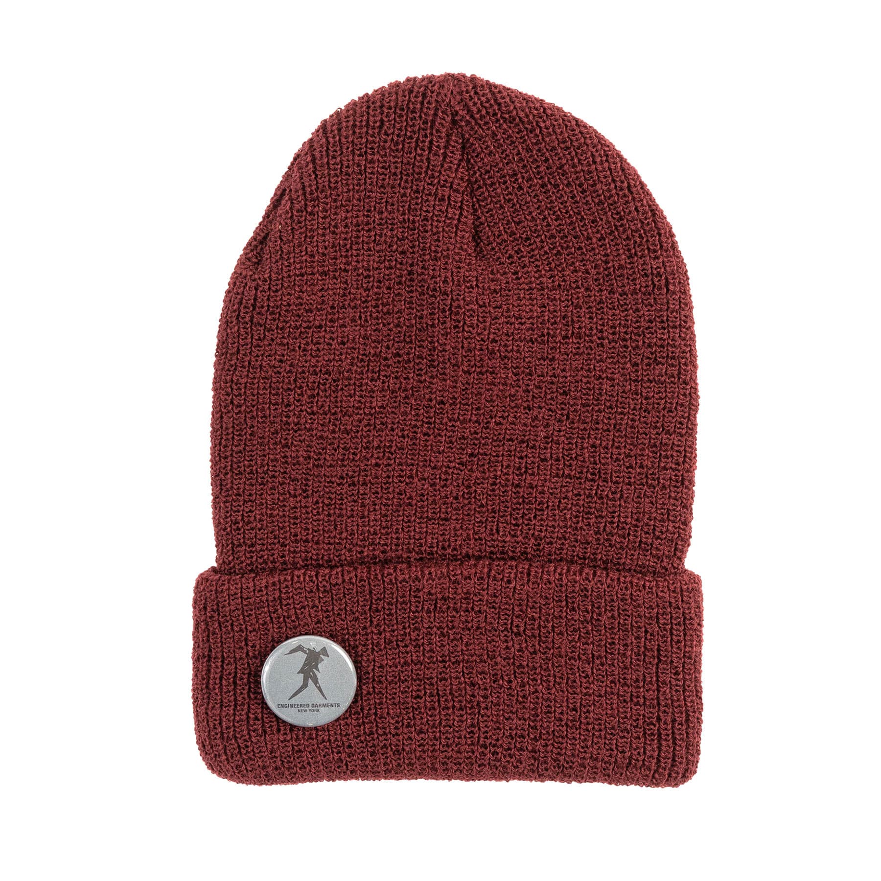 Wool Watch Cap - Burgundy