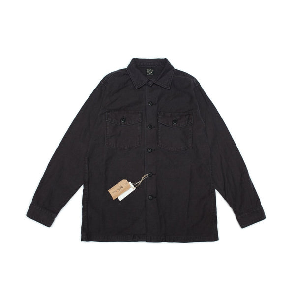 US Army Fatigue Shirt - Black Stone