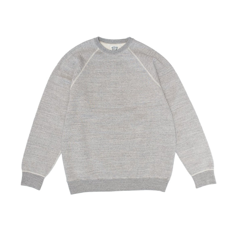 Loop Wheel Crew Neck Sweatshirt - Heather Gray