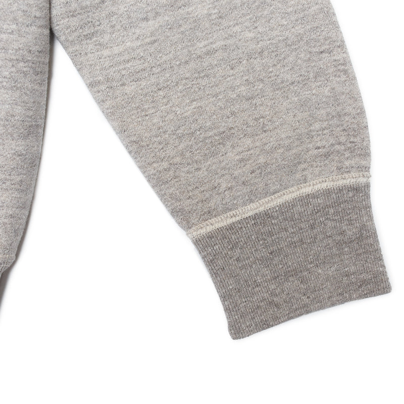 Loop Wheel Crew Neck Sweatshirt - Heather Gray