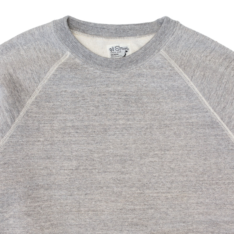 Loop Wheel Crew Neck Sweatshirt - Heather Gray